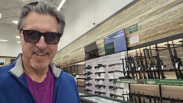 ROSARIO S. CASSATA AT SPORTMANS WAREHOUSE IN NAPLES, FLORIDA.