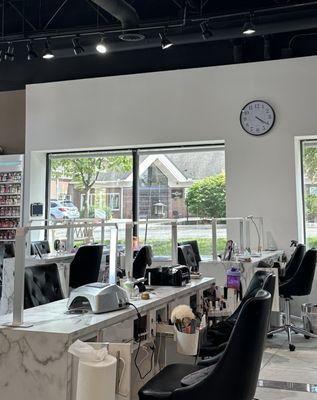 A couple of the work stations