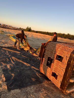 Preparing for launch