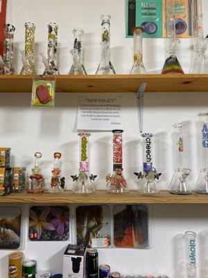 New policy. Talked to the employee and apparently it's because of too many thieves.