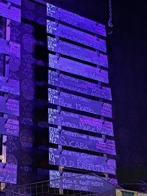 How's this for a menu of Stouts!