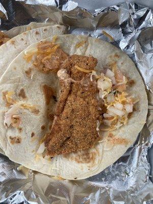Sad fish tacos