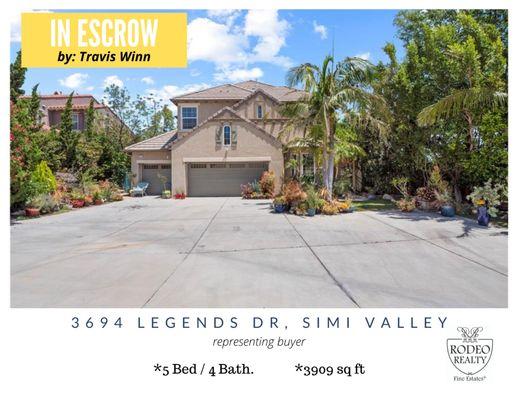 Congrats to my clients on their purchase of this beautiful Simi Valley property.