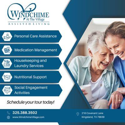 Windchime At the Village Assisted Living Kingsland Texas