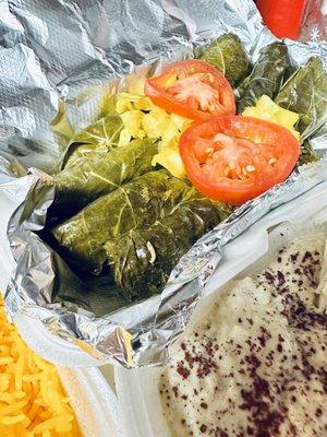 Dolma and Baba Ganoush
