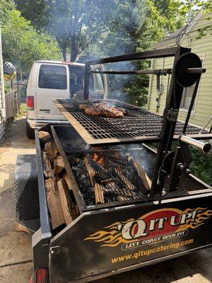 Q It Up Catering Left Coast Open Pit