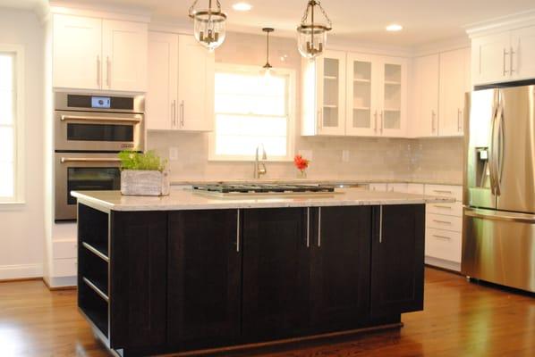 We remodel kitchen, from demolition to the finished result.