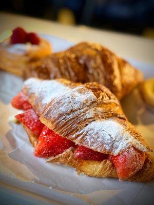 Strawberry Croissant