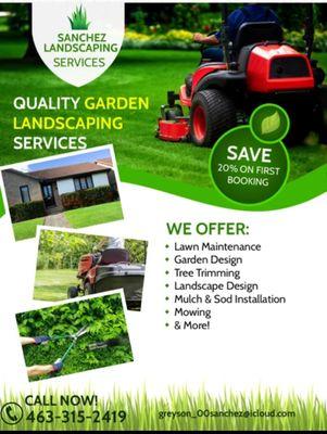 Sanchez Landscaping Services