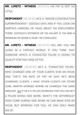 Rick admits his brother is a felon, but does not disclose this to clients