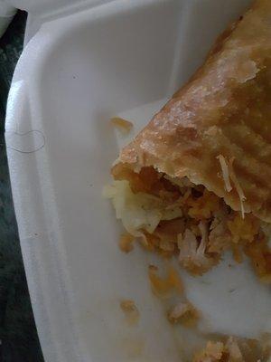 pubic hair in upper left of picture