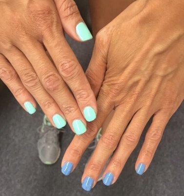 I was walking in the area while my car is getting worked on.They carry mood gel colors, I'm officially addicted.