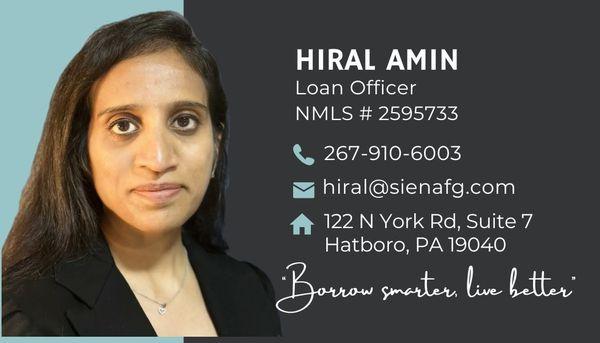 Hiral Amin - Siena Financial Group