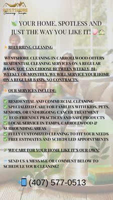 Westshore Cleaning