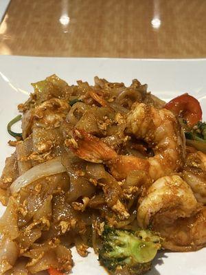 Drunken Noodle with Shrimp!