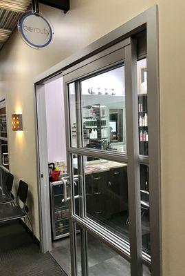 Front door! Located inside of Sola Salon Suites