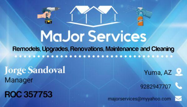 MaJor Services
