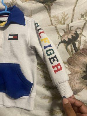 This is how the shirt was returned-ruined and dingy