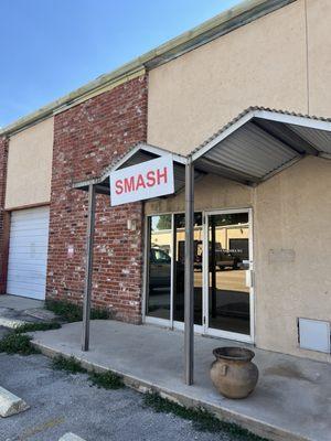 Outside of the building they moved to 314 E Nakoma Dr