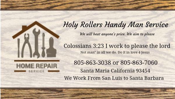Holy Roller Handy Man Service