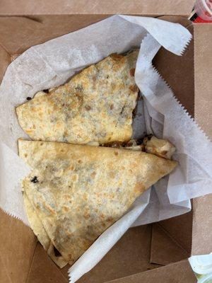 Pastor quesadilla