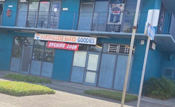 Opening soon. Old Boulevard Saimin location.