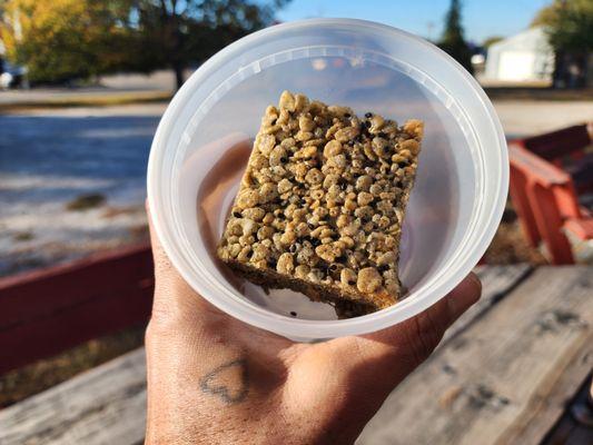 *Black Sesame/Miso Krispy Treat