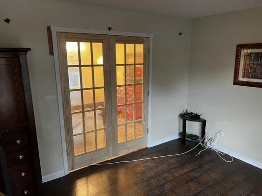 Just a little drywall patch and were done!