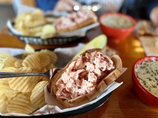Lobster roll and chowder special