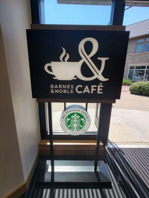 Starbucks inside!