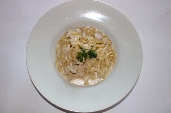 Chicken fettuccine