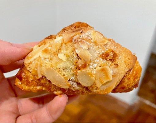 Almond croissant with filling