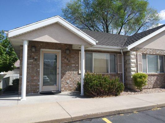 Papillon Healing Specialists Outside Front Door