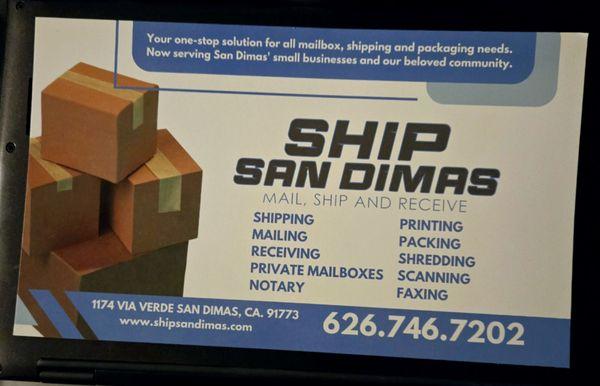 Ship San Dimas