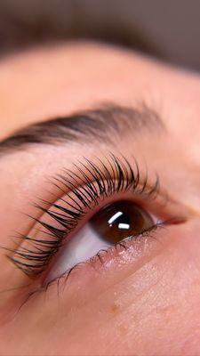 Keratin lash lift and tint!