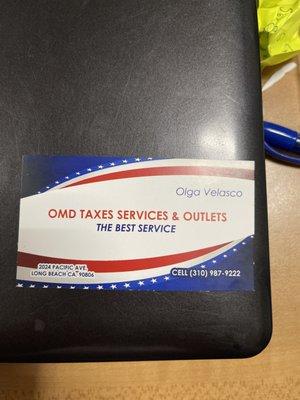 OMD Taxes Services & Outlets