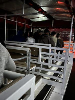 Made the 2 rows in front of us get off and onto another trolly!