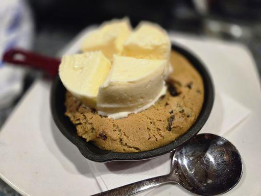 Half baked cookie