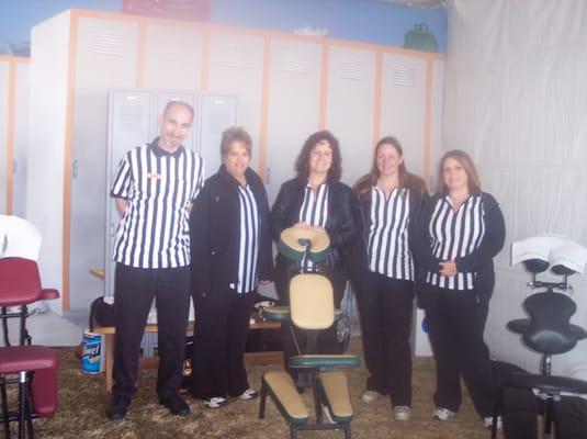 Mobile Corporate Chair Massage Orange