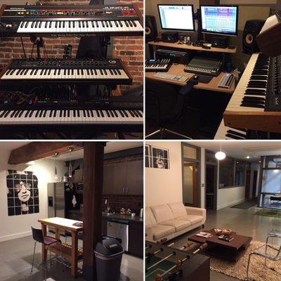 Studio and Client area.