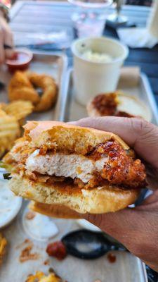 Inside a Fargo hot chicken