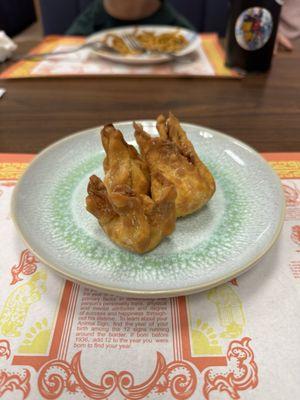 Cream Cheese Wontons. These were amazing.