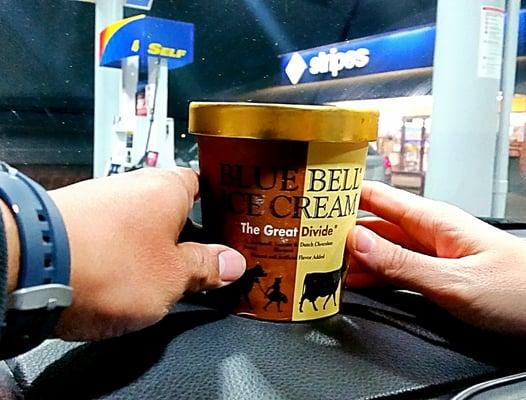 No tacos but did get some Blue Bell!