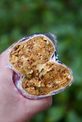 Breakfast Burrito (Chorizo) - IG: @nelson _eats
