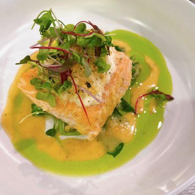 Black Truffle Crusted Salmon ( Weekly updated Set Menu on July 15)