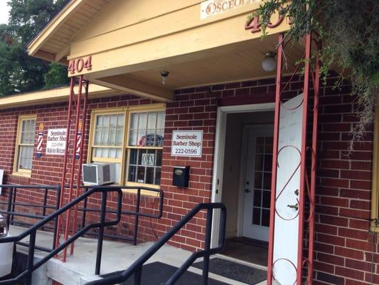 The barbershop is just as homey as it looks. Very comforting and laid back