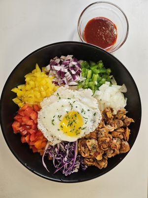 cockle bibimbap