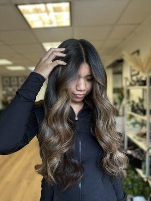 Partial lived-in brunette