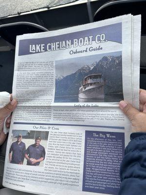 Lake chelan boat newspaper