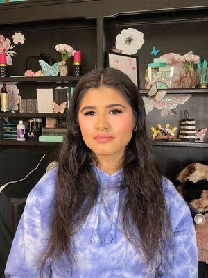 Makeup trial on my beautiful bride. #Bridalmakeup #bridesmaid makeup